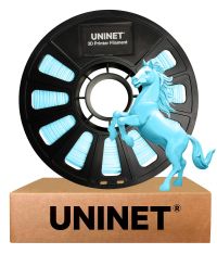 UNINET PLA+ 3D Filament CRYSTAL BLUE